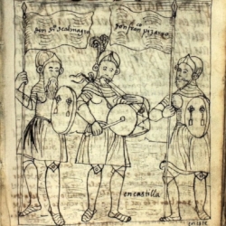 TAMBORILERO CON ALMAGRO Y PIZARRO